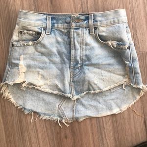 Denim skirt carmar size 23